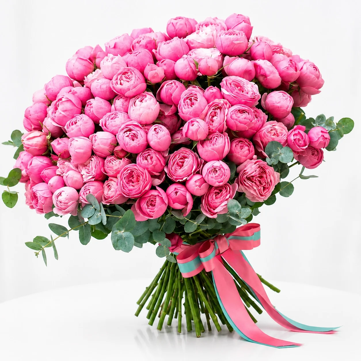 Luxury 51 Peony Rose Bunch-2